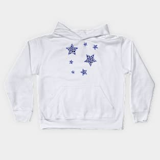 Blue Cheetah Stars Pack Kids Hoodie